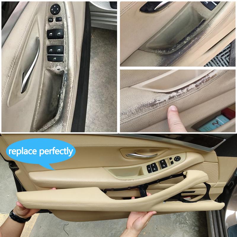 LHD RHD Interior Door Armrest Leather Outer Frame Support for BMW 5 Series F10 F11 F18 520 523 525 528 530 535
