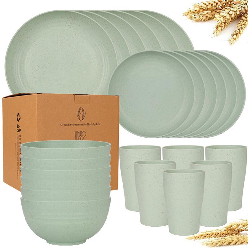 Wheat Straw Dinnerware Set