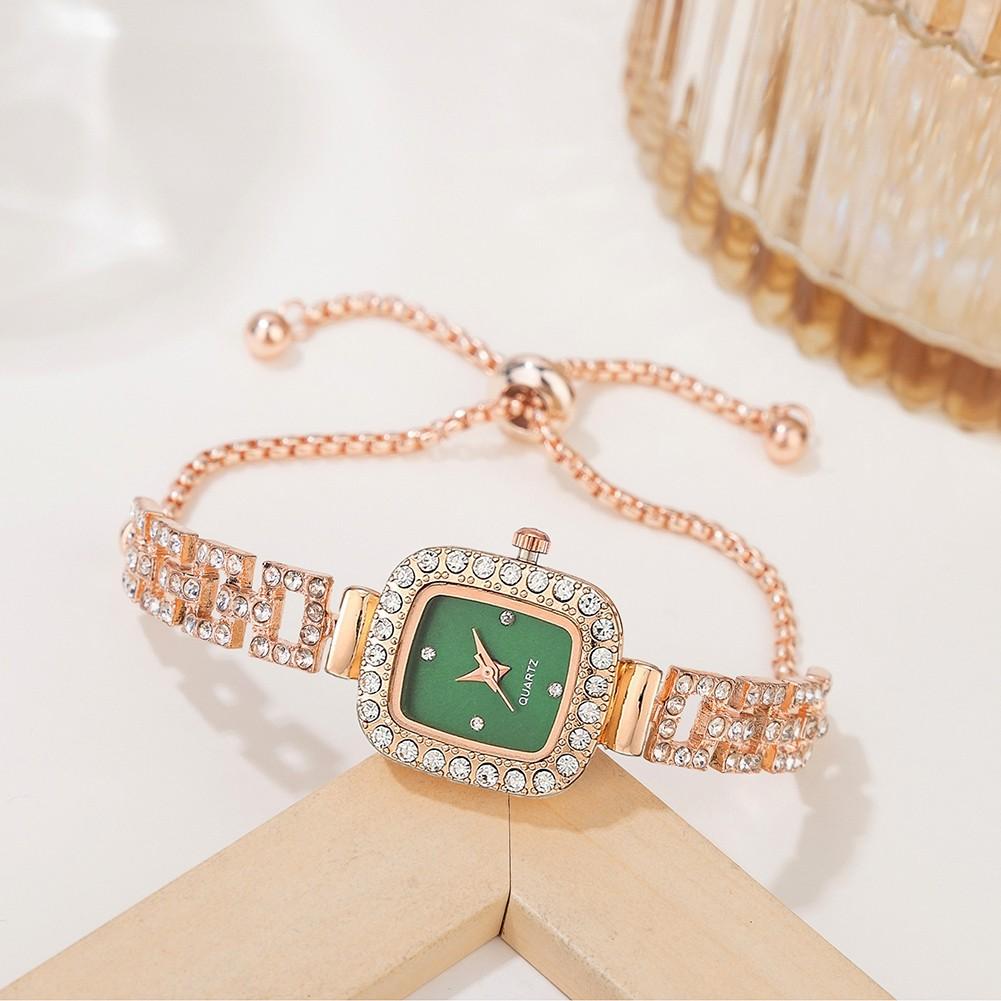 Sleek Ladies' Diamond Inlaid Bracelet Watch for Casual or Formal Occasions