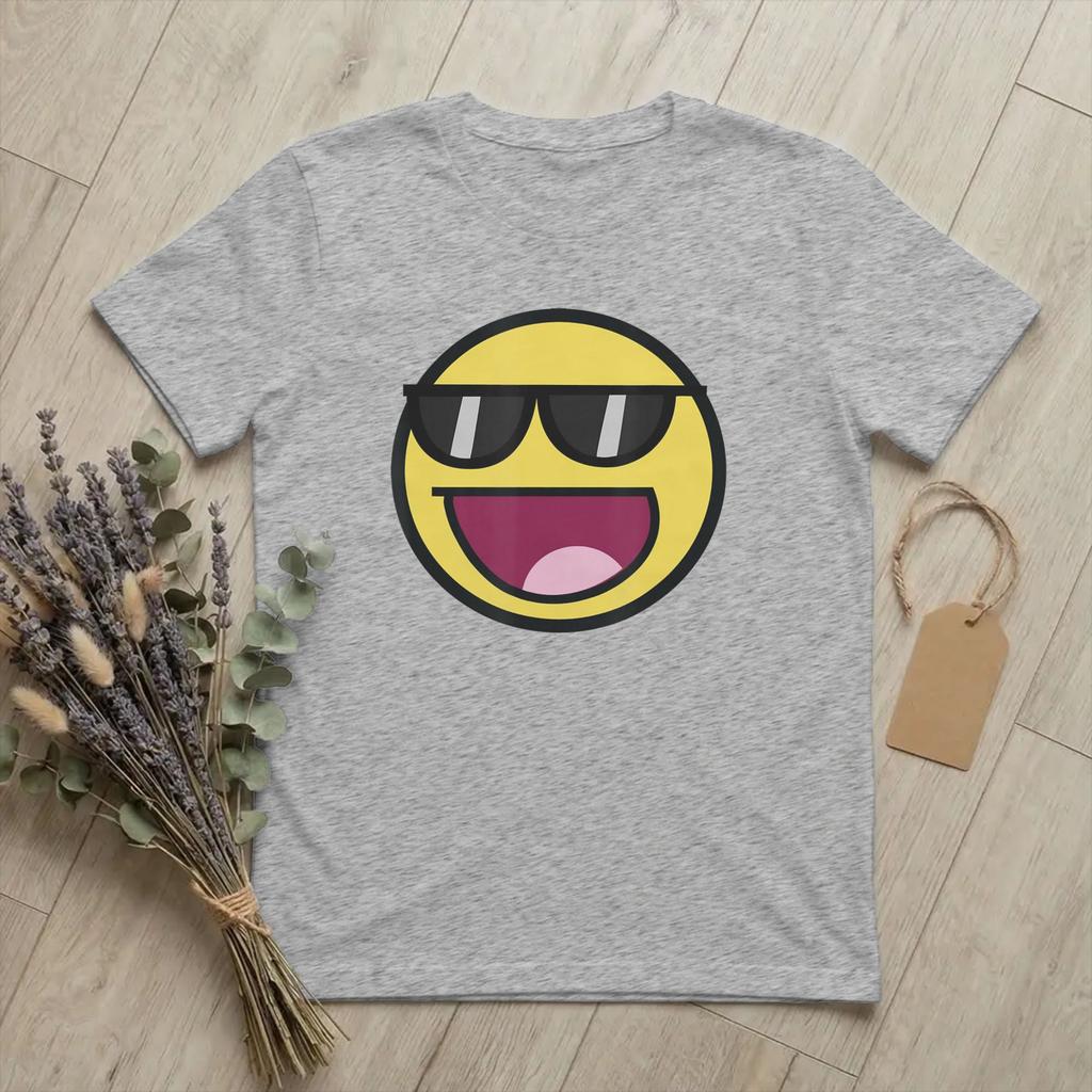 Epic Face Meme Y2K Cool T Shirts Unisex 100 Cotton Awesome TShirts Crew Neck Funny Tees Short Sleeve Merchandise Gift