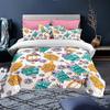 Ramadan Duvet Cover King Queen Religious Themed Quilt Cover Muslim Believer Polyester Bedding Set Pillowcases Brownish Yellow