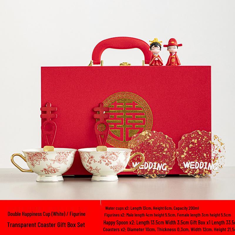 High-End Wedding Gift Mugs for Newlyweds and Bride's Best Friend - Perfect Engagement Souvenir