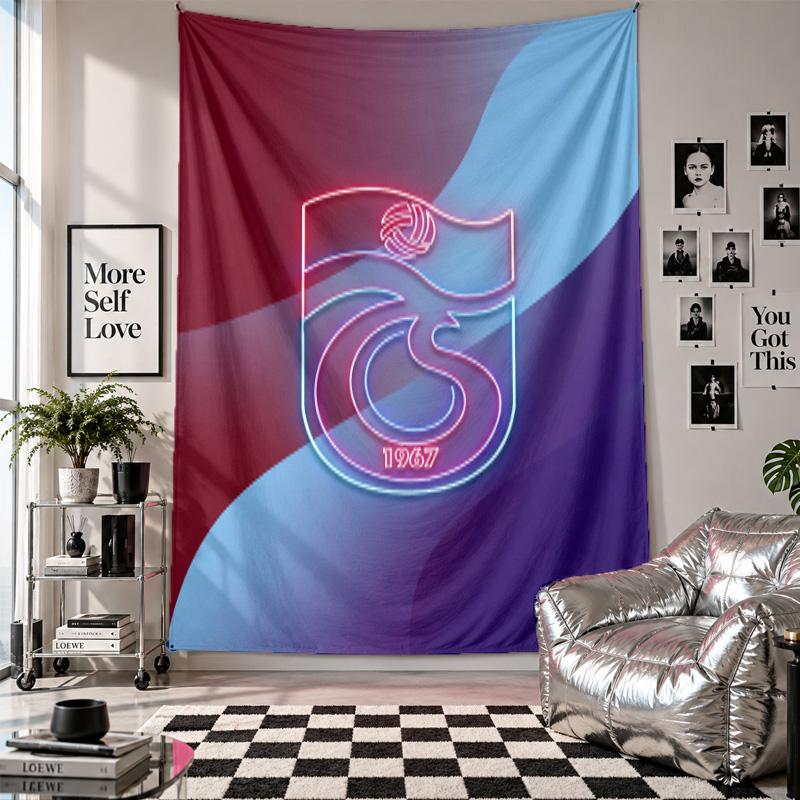 Trabzonspor FC Wall Tapestry Home Decor Wall Hanging Cloth for Bedroom Living Room Background