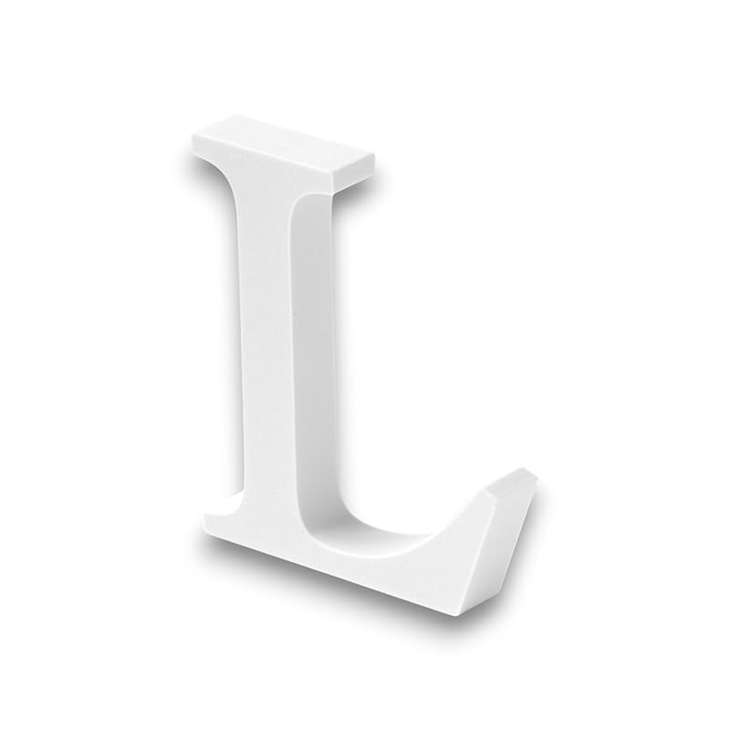 

7см буквы алфавита белые (L (1 кусок))