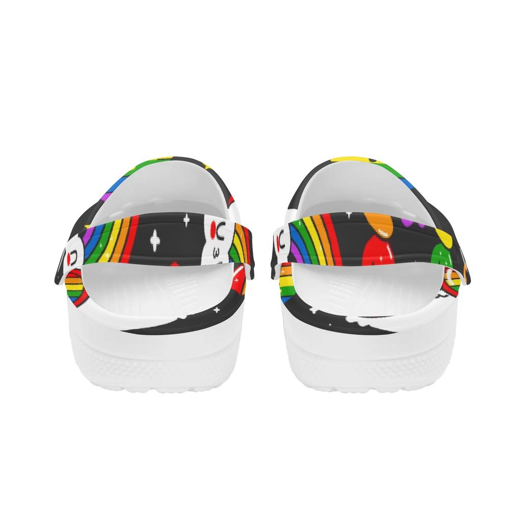 Pattern Printed EVA Clogs Women Men Breathable Lightweight Slip On Casual Footwear Soft Sole Summer Sandals Leisure Wear