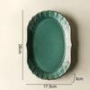 Retro Relief Ceramic Dinner Plate Restaurant Steak Plate Dessert Pasta Plates Fish Plate Molecular Cuisine Specialty Tableware