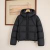 Short Hooded Down Cotton Clothes Winter New Large Size Women's Clothing Loose and Thin Thickened Warm Puff Warm Jacket
