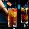 315ml/400ml Whiskeyglas Reliefglas Tasse Getränkebecher Cocktail Brandy Becher Luxus Weinutensilien Trinkgläser Barglasware