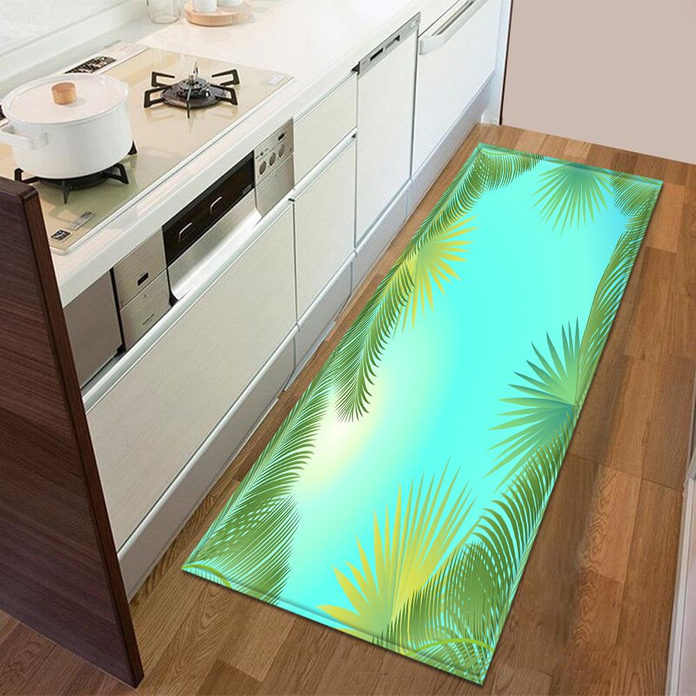 Kitchen floor mat entrance door mat bedroom long carpet corridor bathroom non-slip floor children's carpet