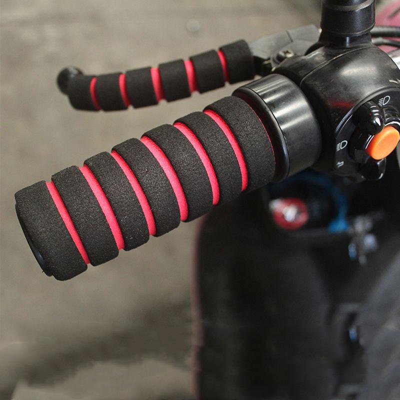 2 Paar Mountainbike Lenkergriffe - Stoßdämpfende Schwammgriffe 105mm