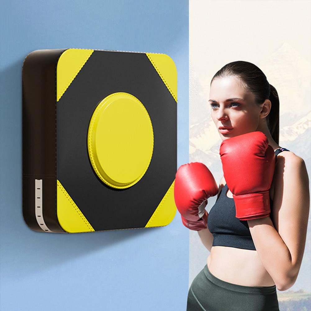 PU Leather Boxing Punching Target Fighter Martial Arts Fitness Boxing Bag Mat Fitness Exercise Wall Punching Pad Wall Focus Pads