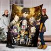 Personalized Custom Name Blanket - Genshin Impact Print Design,Blanket for Sofa,Bed,Travel,Camping - Soft and Warm, Great Gift