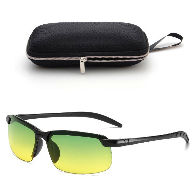 1pc Color Changing Outdoor Bicycle Sunglasses,day and Night use,UV Protection,anti Glare,anti Fall,for Driving,fishing,cycling