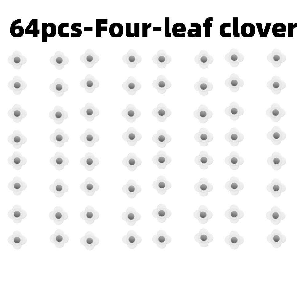 3/6pcs No Drill Magnetic Remote Holder - Wall Mount for TV/AC/DVD Remotes, White Space-Saving Design