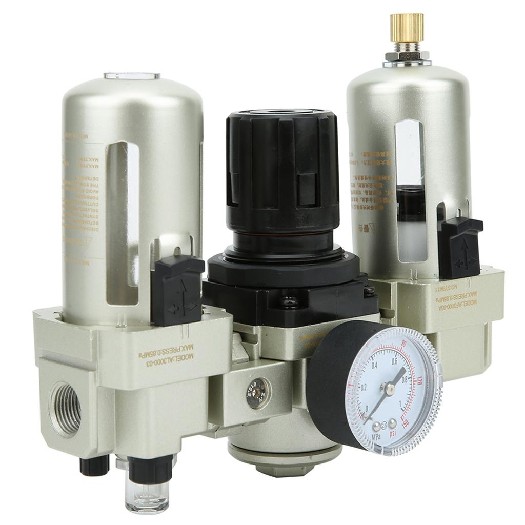 OilWater Separator Automatic Drainage Triple Piece Filter Gas Liquid Separation