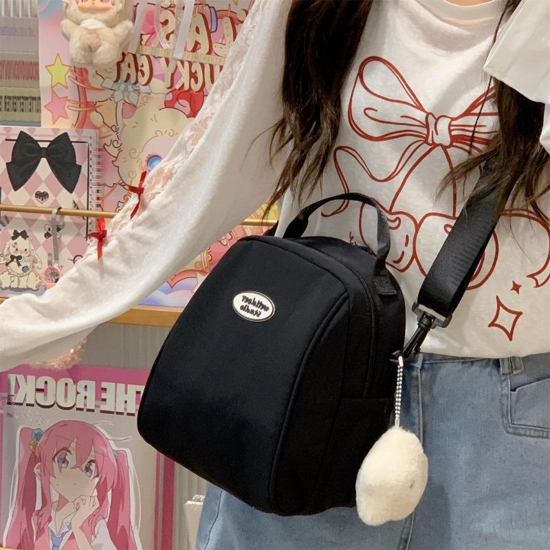 School bag new high value fresh sweet candy color multi-purpose backpack girl light travel backpack