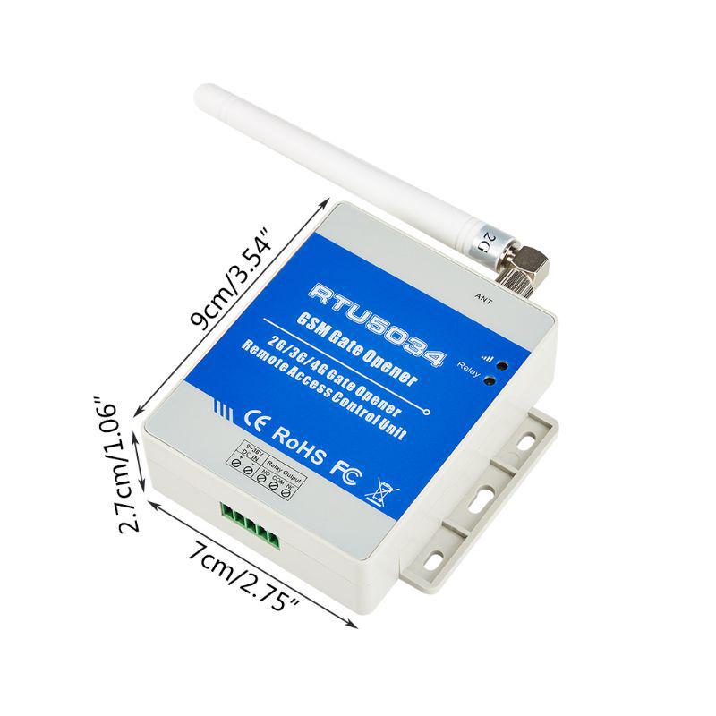 RTU5034 2G/4G GSM Remote Door & Switch Controller with 1 Relay Output