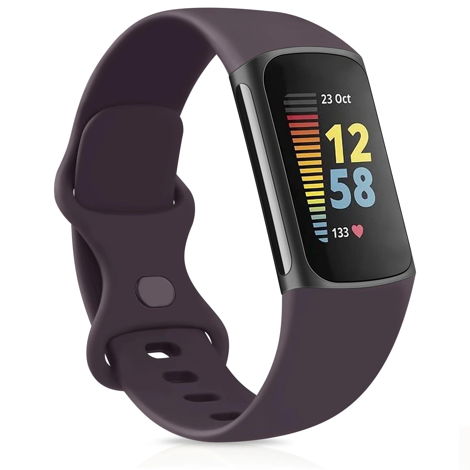

Ремінець для Fitbit Charge 5/6 Браслет на зап ястя Замінний ТПУ Спортивний Браслет для Fitbit Charge 5 Аксесуари для ремінця смарт-годинника For Charge5 6 S