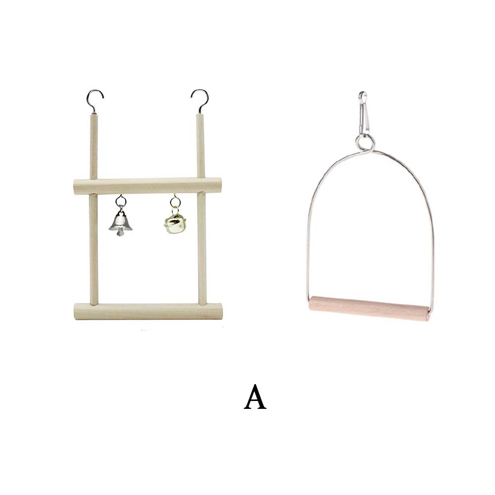 Parrots Swing Hanging Swings Toy Bird  Supplies Bird Stand Parrots Swing Toy Hammock Birds Perch