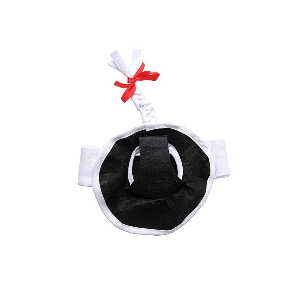 Breathable Pet Judge Wig Vintage Pet Dress Up Hat Novelty Dog Wig Judge Hat Christmas