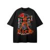 Black Appearance for Anxiety Anime Grunge Art Retro Style Summer Casual TShirt Unisexs and Womens Luxury Brand Top Art Logo