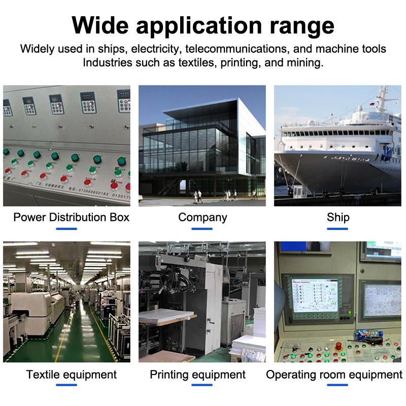 16Mm La16Y/J/F-11 Ab6-Mr Round Rectangle Self-Reset Push Button Switches Power Switch 1No1Nc