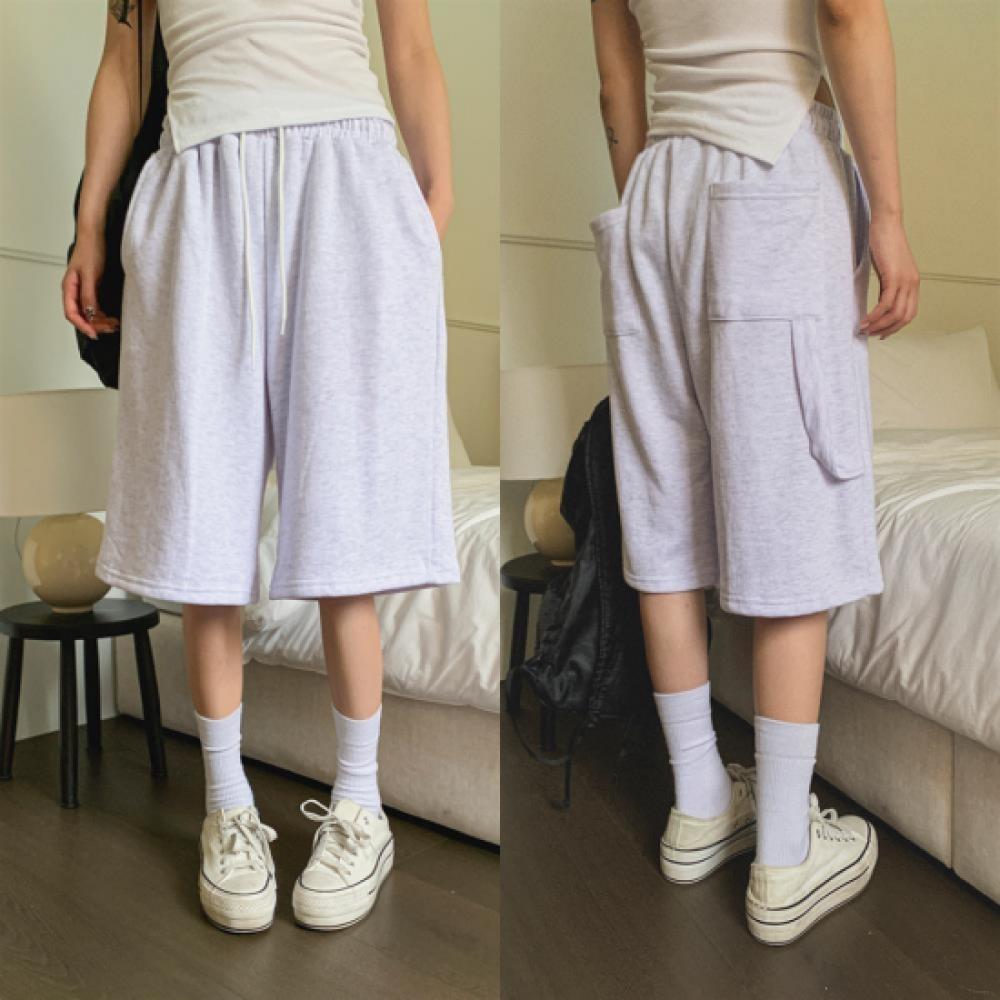 New ArrivalS Open Run Women S Cotton Solid Wide Half pantS