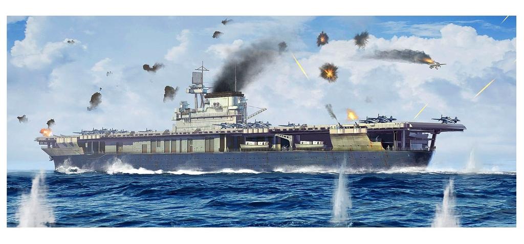 Trumpeter US Navy Aircraft Carrier Yorktown Plastic Model 06707 1/700 CV-5