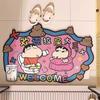 Cartoon Welcome Shit King Bathroom Non-Slip Floor Mat Diatom Mud Toilet Toilet Door Water-Absorbing Quick-Drying Foot Pad