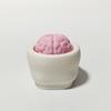 Squeezable Brain & Skull Replica, Soft Realistic Psychology Model with Expressive Eyes, Halloween Neuroscience Gift