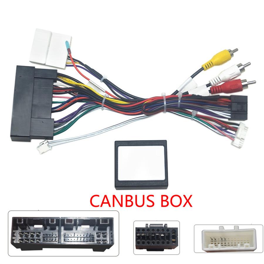 For KIA Sorento K3 Sportage Cerato Hyundai Radio Cable Wiring Harness W/ Canbus