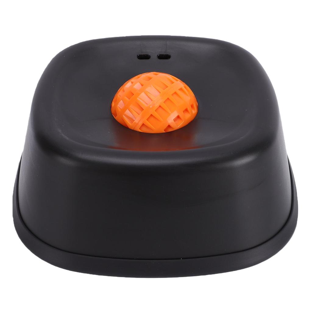 Dog Lick Bowl Anti Slip Rolling Ball Liquid Treat Slow Feeder Bowl for Small Medium Large Dogs Black