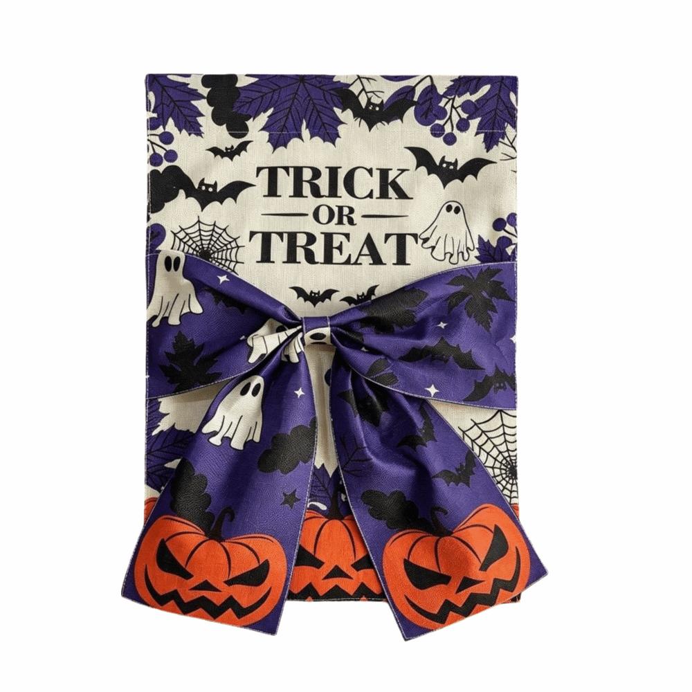 Washable Halloween Decoration Cloth Fall Garden Flag Multiple Styles Sign Outdoor Decoration Deck