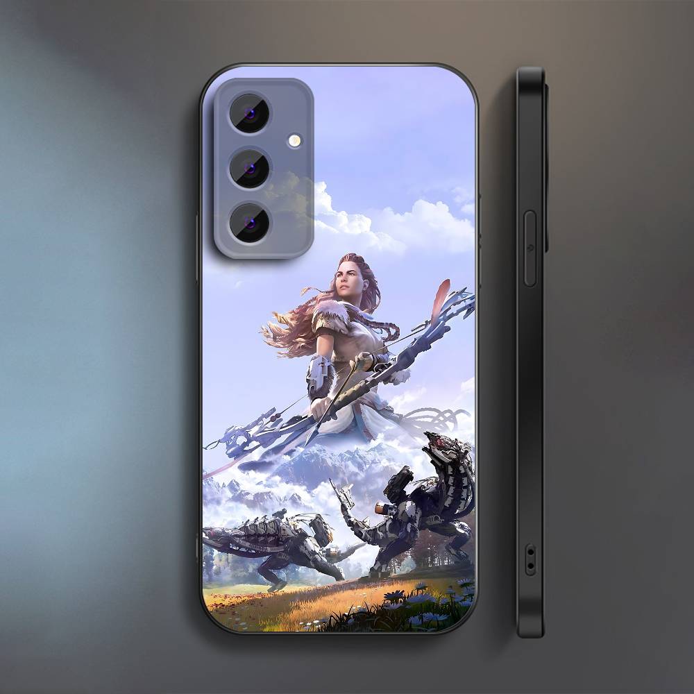 H-Horizon Forbidden West Aloy Phone Case For Samsung S22,S24,S20,S25,S23,S30,S26,Ultra,Plus,5G ,Fe,Lite Black Cover
