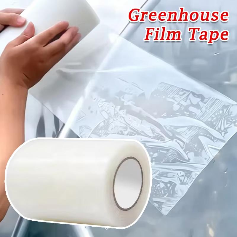 10M Film Repair Tape Uv Resistant Transparent Waterproof Greenhouse Repair Patch Strong Agriculture Garden Film Repair Adhesive