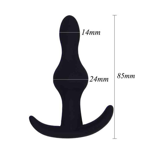 Soft Anal Dildo Butt Plug Prostate Massager Adult Gay Phalluses Anal Plug Beads G-spot Erotic Sex Toys For Men Women Products