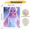 Disney Frozen Elsa Paint By Number Kit Portrait Drawing Canvas DIY Picture Home Decor Custom Wall Art Gift Painting Craft Kits Set