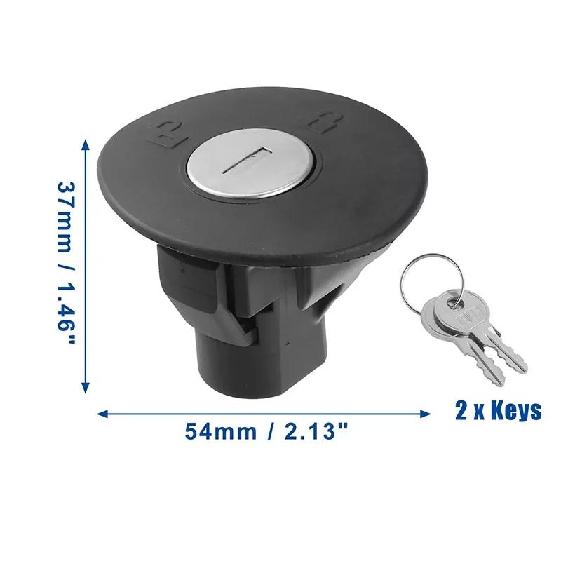 Fit For Ford Fiesta Focus F-150 Car Fuel Gas Tank Locking Cover Cap With Keys Auto Accessories Plastic Black #8U5Z-9C268-B