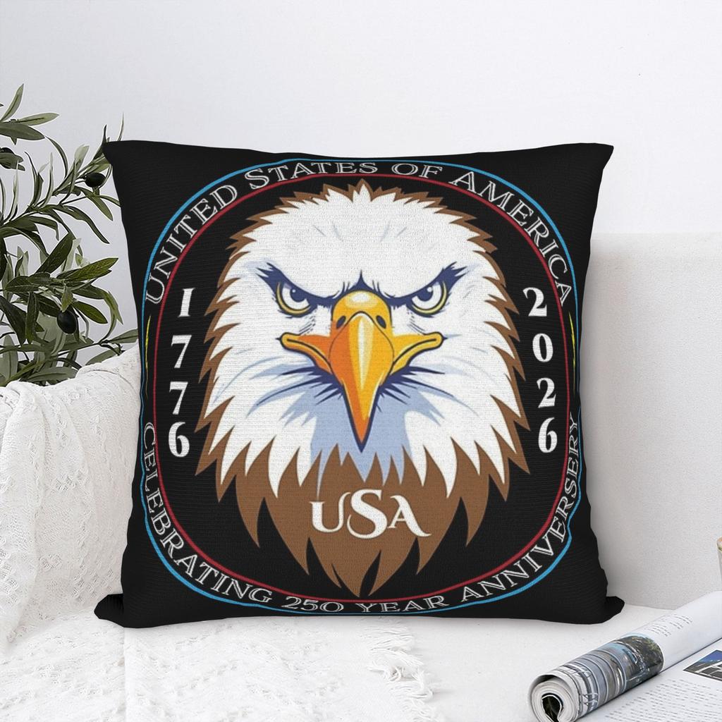 America 250 Year Anniversary  Pillowcase Accessories Soft Cushion Cover Decorations  Pillow Case Cover Home Multiple Sizes