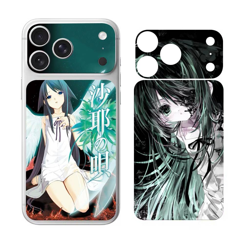 The Song Of Saya Horror Game Unique Style Rear Decal Wrap Protective Sticker For IPhone 17 Pro 17 Pro Max