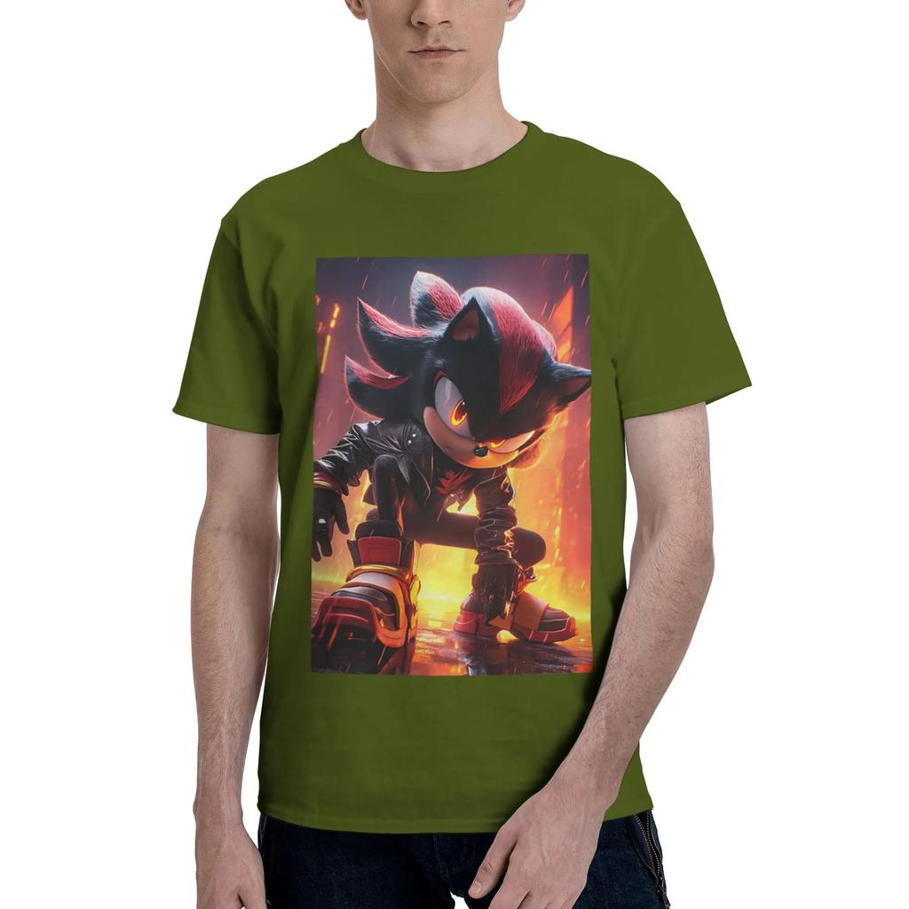 Shadow The Hedgehog 100 Cotton TShirt Mens Fashion T Shirts Men Crew Neck Short Sleeve S6XL