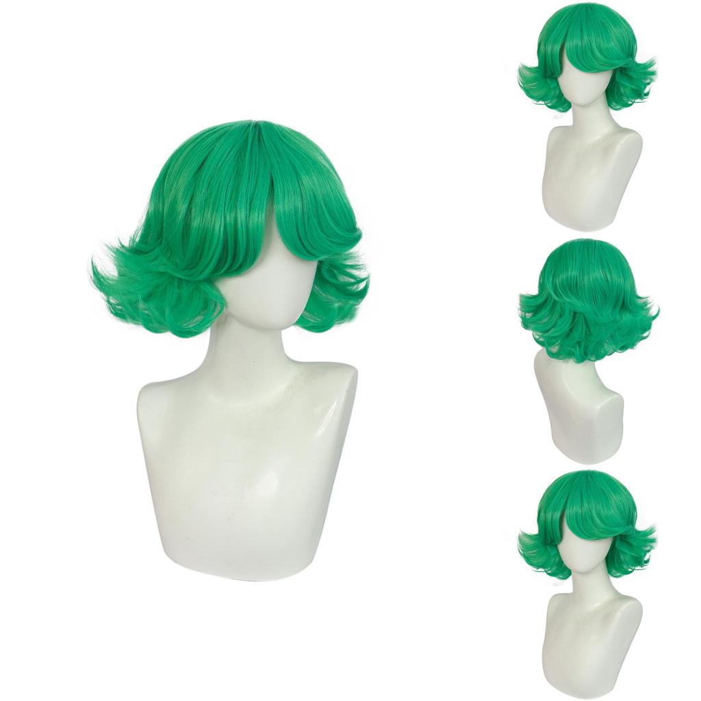 One Punchman Cosplay Wig With Hightemperature Silk For Role Play And Scene Use