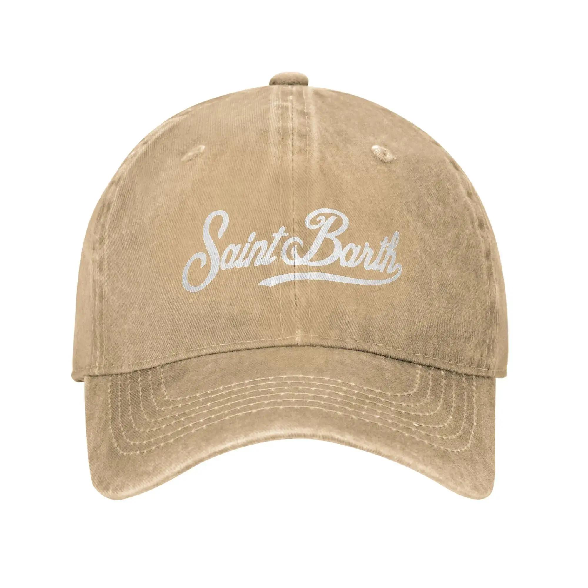 The best product for you 2025 Zomer Katoen S-Saint B-Barth Baseballpet Dames Heren Verstelbare Papa Pet Casual en Veelzijdig Buiten Zonnebescherming Adjustable