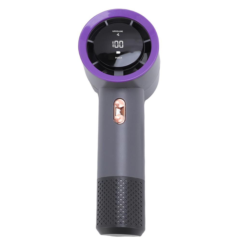 Handheld Portable Turbo Fan Speed 1 199 Adjustable Digital Display 3000mAh USB Rechargeable Battery Operated Personal