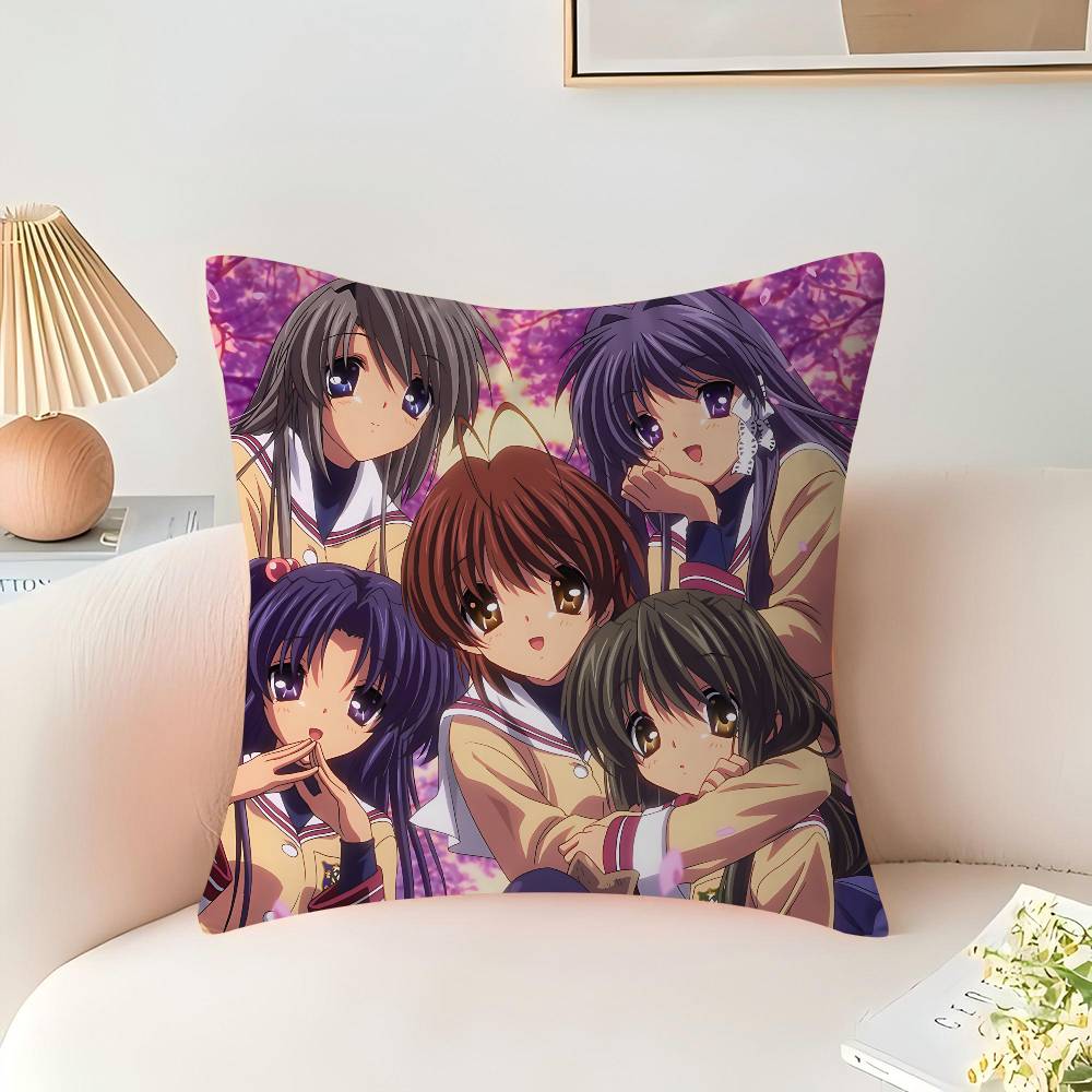 Anime C-CLANNAD Kuddfodral i tum, bondgårdsdekor, heminredning, kuddfodral för soffdekorationer