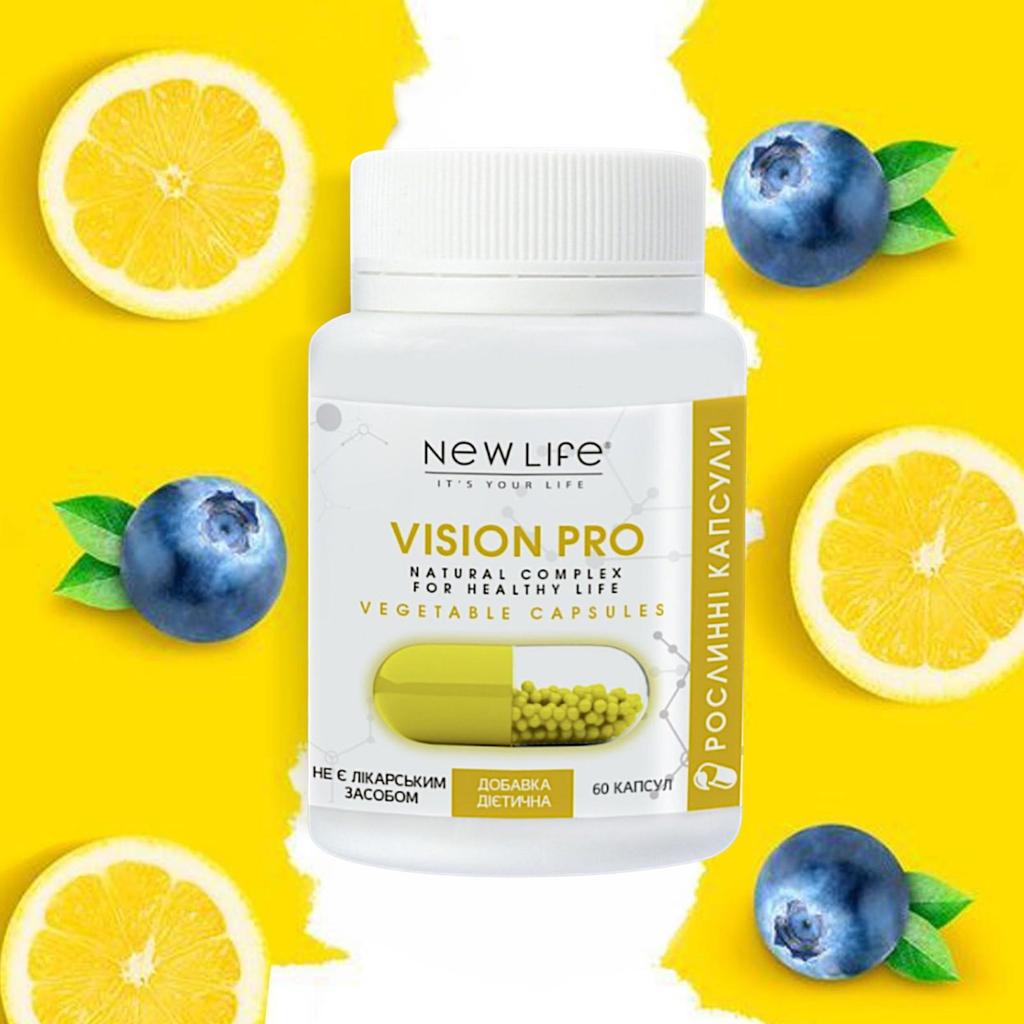 Vision Pro Lutein New Life Diyet Takviyesi (Göz Sağlığı, Görme Desteği)