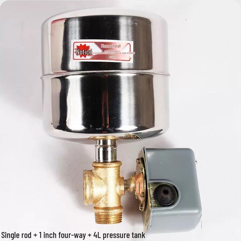 Intelligent Self-Priming Booster Pump with Stainless Steel Tank & Automatic Pressure Controller for Households