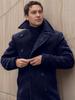 High-Quality Men's British Style Mid-Length Wool Coat - Autumn/Winter