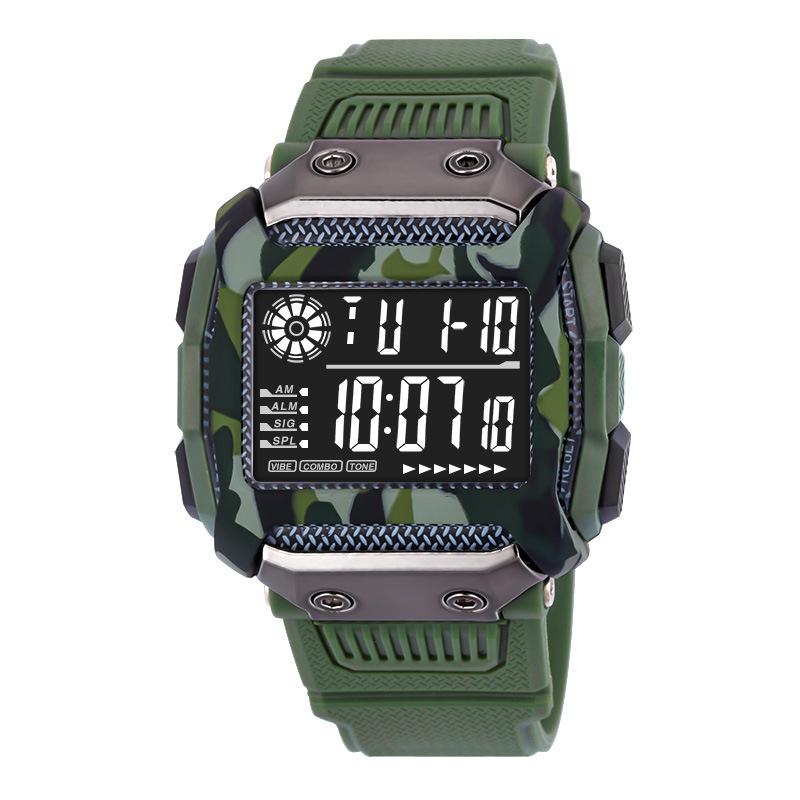 Military Sports Watch for men Waterproof Alarm-clock Luminous Stopwatch Running LED Digital Watch for man kids Boy Student Teen