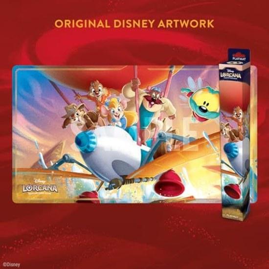 Ravensburger Disney Lorcana TCG Playmat Rescue Ranger Away Card Protection Versatile Game Desk Mouse Pad Durable Non-Slip Surface Suitable Ages 8 Up.